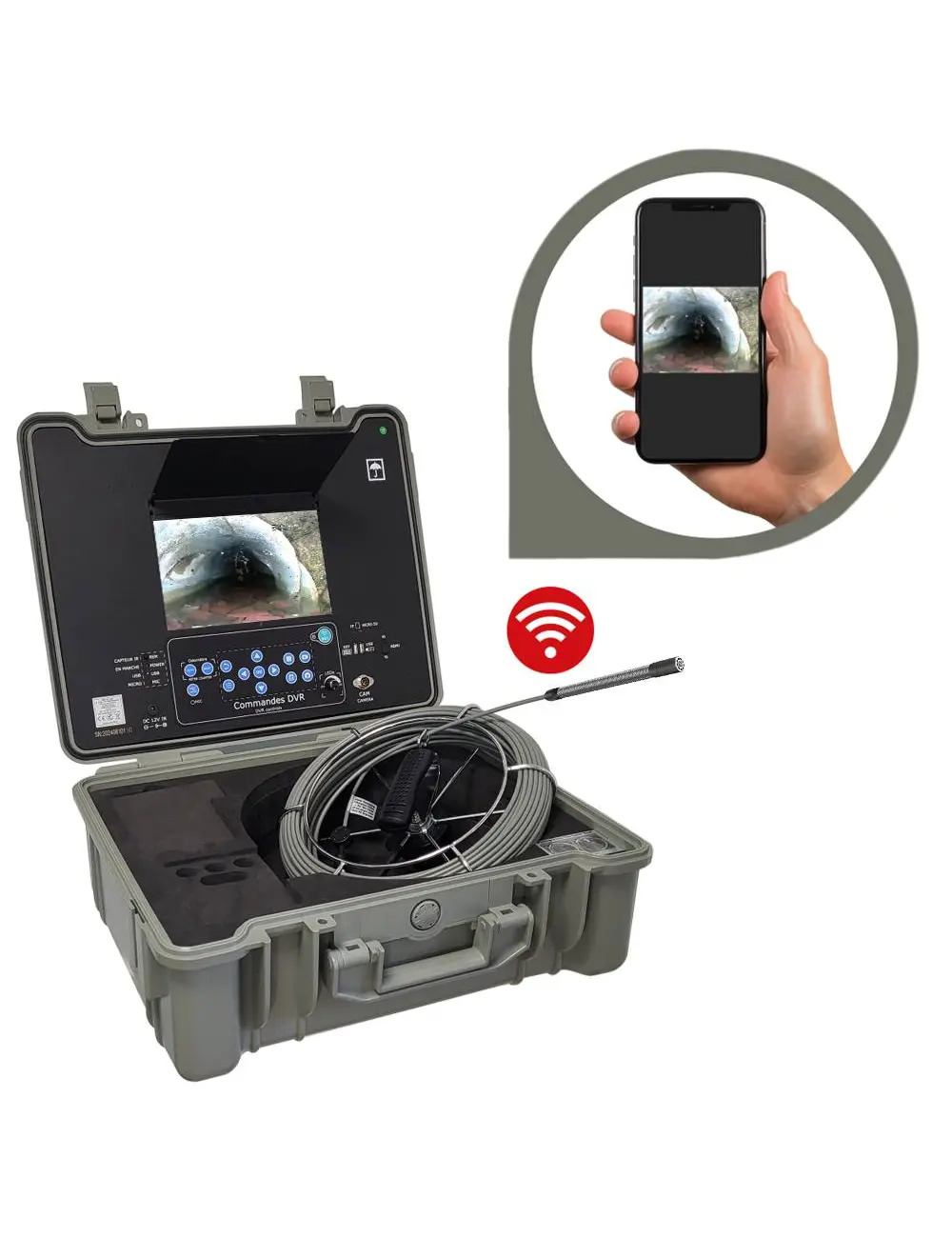 Caméra d’inspection piscine Tubicam R14 HD